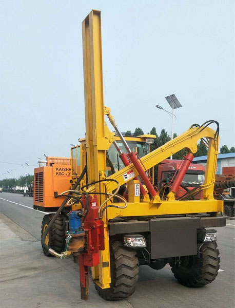 如何做好公路護(hù)欄打樁機(jī)的防銹處理？